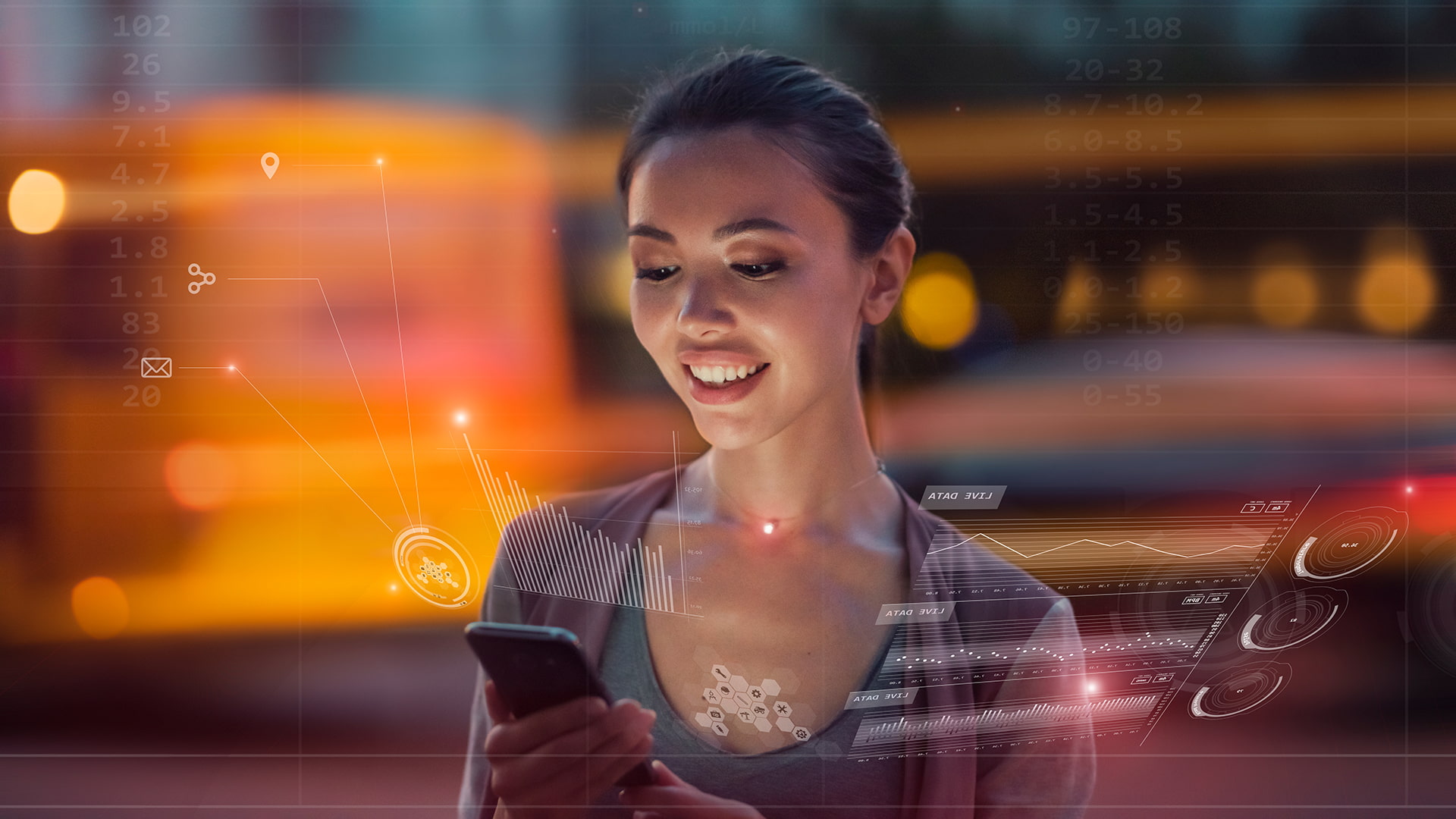 girl-checking-analytics-on-smartphone
