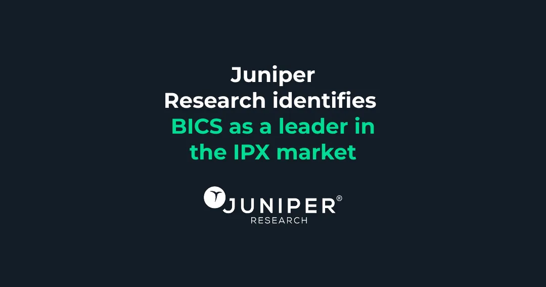 BICS named ‘Established Leader’ in global IPX market by Juniper Research