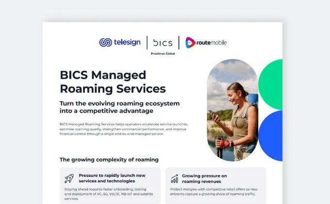 View the BICS Managed Roaming Services brochure 